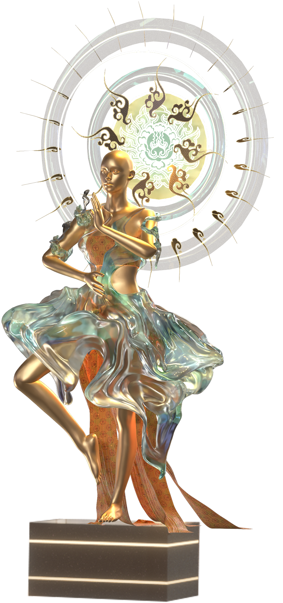 Sci-fi Buddha Dress